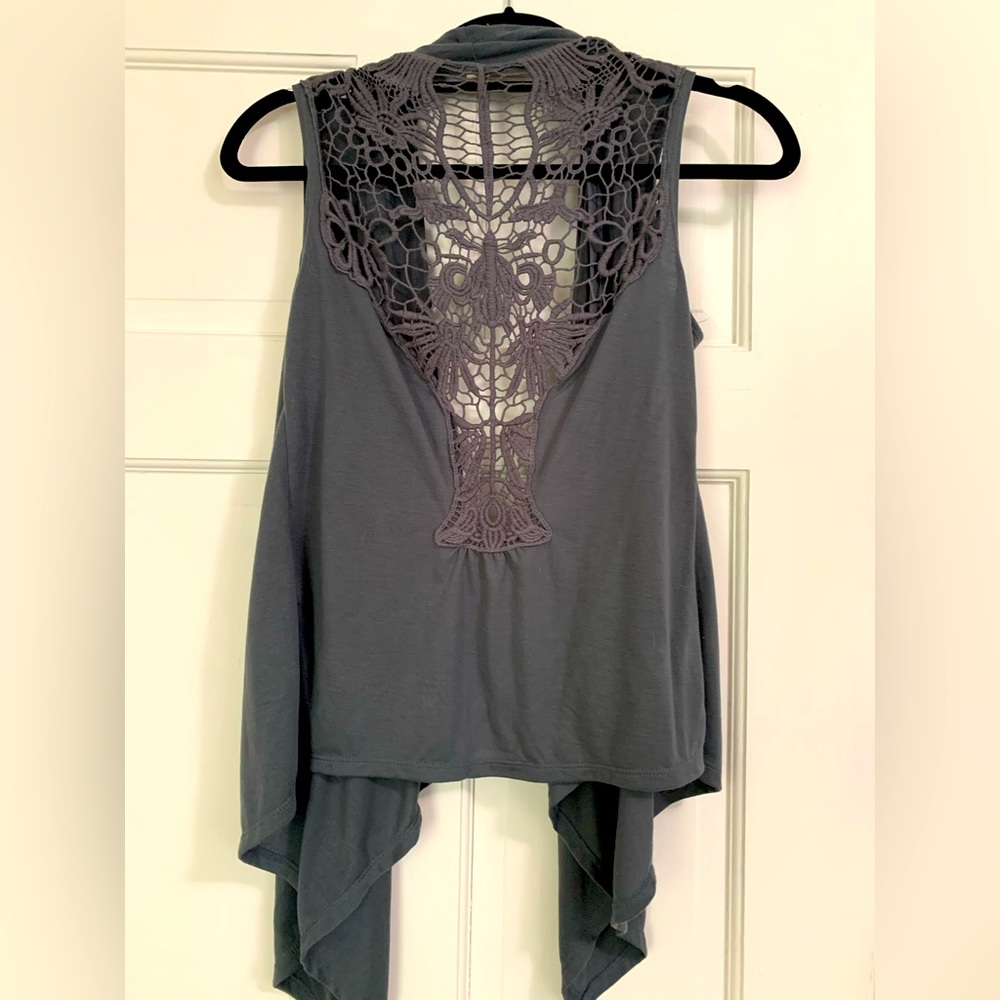 NWOT Crochet Vest